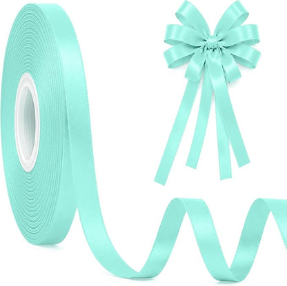 3/8In 30Yards Mint Blue Thin Ribbon by Fullive