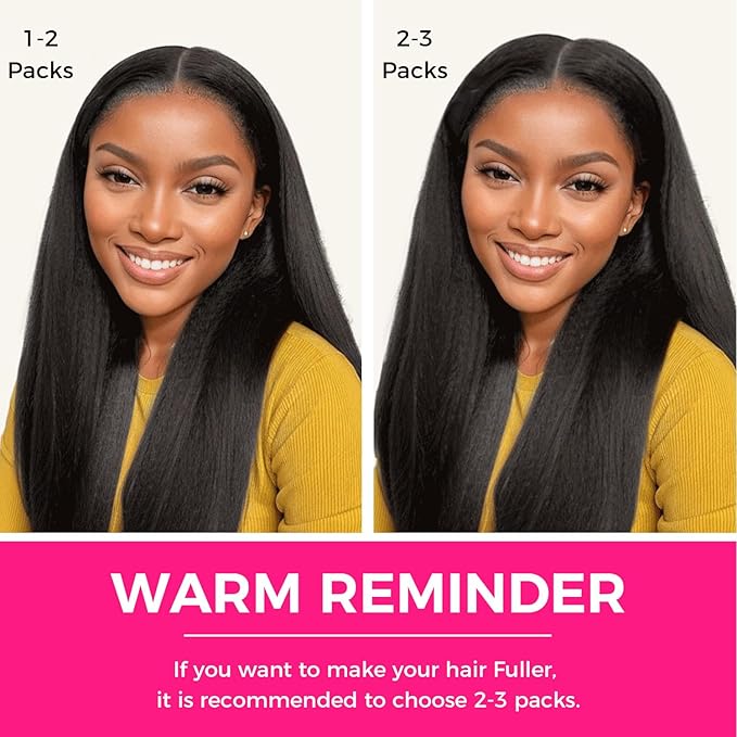 Lashey Seamless Clip in Hair Extensions Human Hair 9pcs 130g Light Yaki Straight Clip in Hair Extensions 14 Inch Natural Black Hair Extension with Invisi Edge
