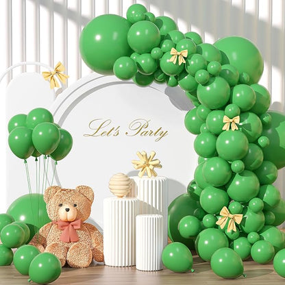 135pcs Green Balloons Different Sizes 18" 12" 10" 5" Latex Balloon Garland Arch by YISHEBAPA