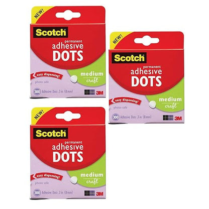 Scotch Adhesive Dots, Photo-Safe, Acid-Free Adhesive by Unknown