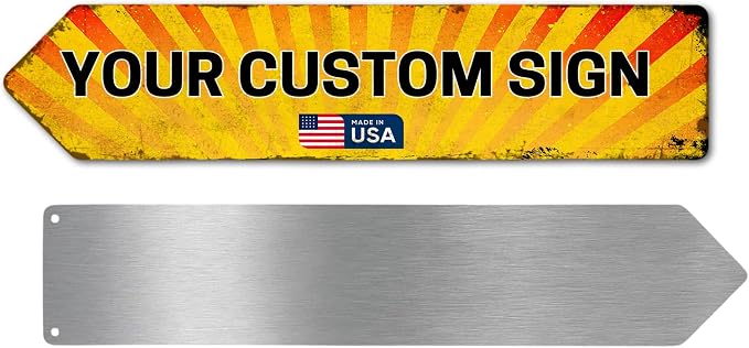 DC custom metal signs arrow signs by DreamController