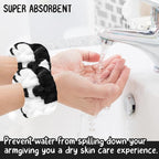Face Wash Headband and Wristband Set, Microfiber Wristbands for Washing Face Absorbent Spa Wristbands, Great Elasticity, Soft and Breathable, Fitness Enthusiasts, Skin Care Lovers