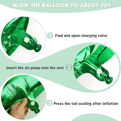 40 Inch Green Number 3 Balloon Birthday Party Decorations - Image 6