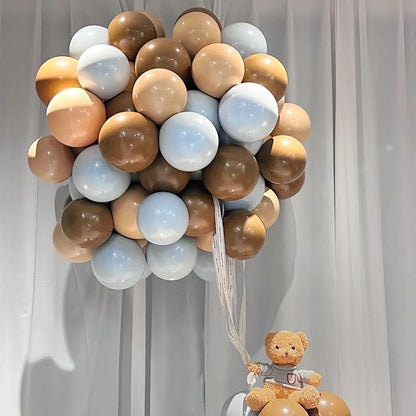 Voircoloria 130pcs Tan Balloons Garland Arch Kit, 18 12 10 5 Inch | - Image 4