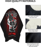 Custom Barber Cape for Men Personalized Professional Hair Cutting Cape with Text for Home Salon Barbershop