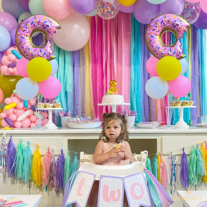 Donut Table Centerpiece Balloons Stand Kit 2 Sets - Image 5