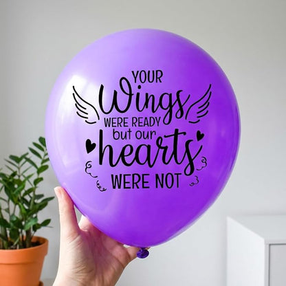 60 Pcs Memorial Balloons 12 Inch Latex Balloons - Image 7