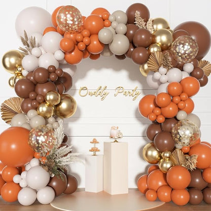 Ouddy Party Burnt Orange Balloon Arch Garland Kit 18 12 10 5Inch | Different - Image 7