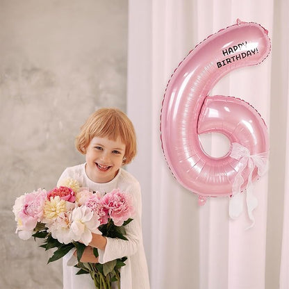 Happy birthday Big Number Balloons Foil Birthday Balloon Number Balloons Happy - Image 3