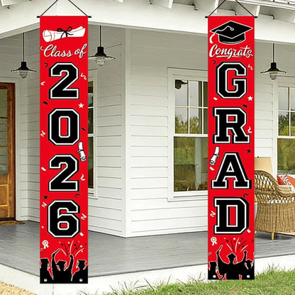 Graduation Decorations 2026 Porch Banner, Congrats Grad Class of 2026 Banner - Image 7