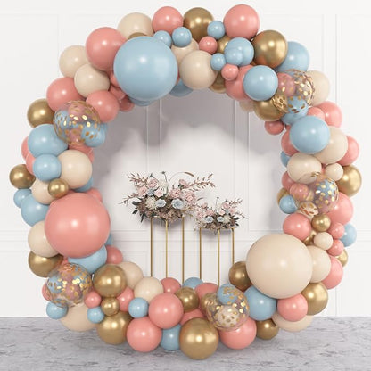 Amandir 153pcs Dusty Pink Blue Balloon Garland Arch Kit Different Sizes | 18 12 - Image 5