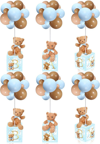 Lenwen 6 Sets Baby Letter Boxes Decorations Table Centerpieces by Lenwen