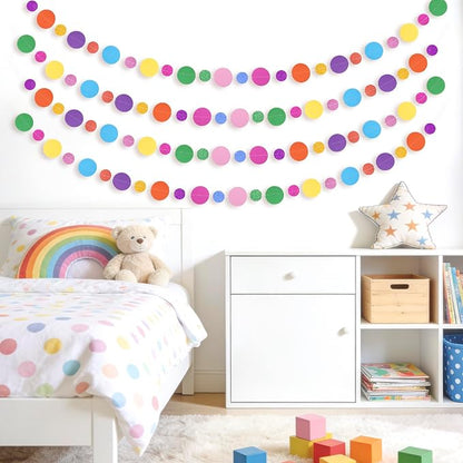 Alynta Colorful Garland Banner 52FT Birthday Party Decorations 4 Packs | - Image 5
