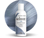Adore Semi Permanent Hair Color (198 Powder Blue) | Vegan & Cruelty-Free Blue Hair Dye | No Ammonia, No Peroxide, No Alcohol | 4 Fl Oz (Pack of 1)