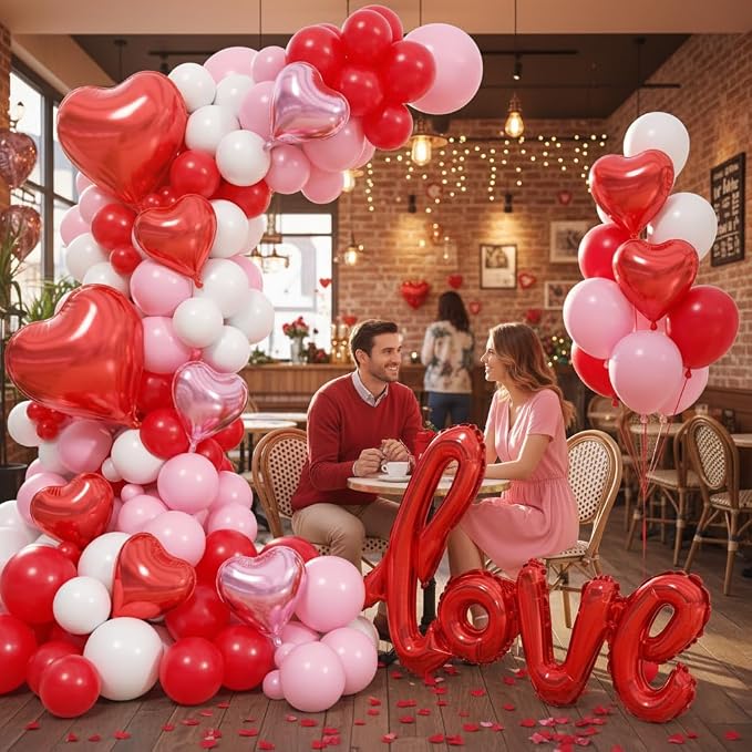Valentines Day Balloons Garland Arch Kit - Image 6