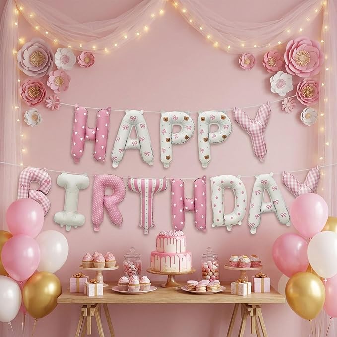 Happy Birthday Balloon Banner - Image 4