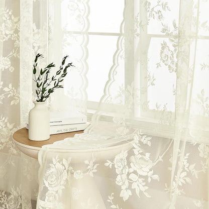 SEEKRIGHT Vintage Lace Curtains - Image 3