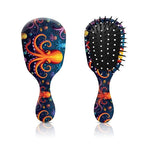 Mini Hair Brush,Cute Detangling Travel Hair Brush,Soft Bristles for Effortless Tangle Removal,Detangler Hairbrush for Women Men Boys Girls Kids Wet Dry All Hair Types (Orange Octopus, Mini)