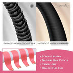 WENNALIFE Tape in Hair Extensions Human Hair Light Pink Tape in Extensions, 10pcs 20g 10 inch Remy Invisible Tape Ins Straight Colored Soft Real Human Hair Tape in Extensions Refill Set Extensions