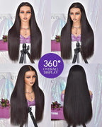 13x6 Lace Front Wigs Human Hair 180 Density Straight Transparent Lace Front Wigs Human Hair Pre Plucked Wigs for Women Glueless Wigs No Synthetic Blend Triple Lifespan 3X 30inch