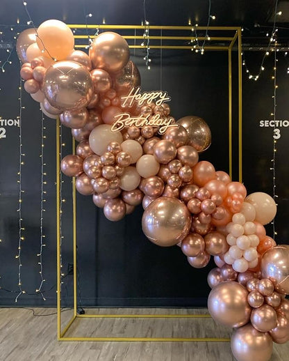 Rose Gold Balloons Arch Kit - Image 5