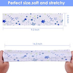 Workout Headbands for Women Hair 9 Pcs Non Slip Cotton Like Head Bands for Girls 2.5 inch Wide Soft Elastic Cloth Athletic Sweat Hair Women Bands
