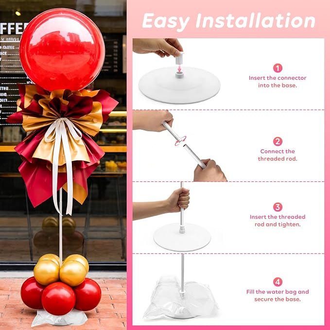 Tamodan 2026 Upgraded and Reinforced Balloon Column Kit Set of 2, 79 Inch - Image 5