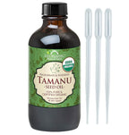 US Organic Tamanu Oil, USDA Certified Organic, 100% Pure Virgin Cold Pressed Unrefined, Dark Green Color, Sourced from Southeast Asia_Improved Cap_4oz (115 ml)