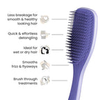 Tangle Teezer Ultimate Detangler Brush for Wet & Dry Hair, Eliminates Knots & Reduces Breakage for All Hair Types, Amazon Exclusive Lilac Purple