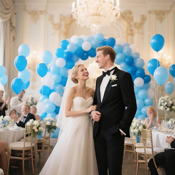 Light Blue Balloon 110pcs - Image 7