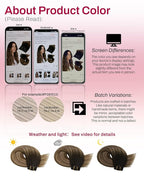 Moresoo Real Hair Extensions Clip in Human Hair Balayage Dark Brown to Ash Blonde with Dark Blonde Ombre Human Hair Clip in Extensions Double Weft 7pcs/150g 24inch
