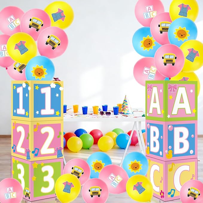 30Pcs Party Decorations English Teacher ABC Alphabet 123 Party Favor Boxes - Image 6