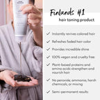 FOUR REASONS Color Depositing Shampoo for Color Treated Hair - Platinum Blonde/Grey, Sulfate Free Grey Hair Toner, , 8.45 Fl Oz