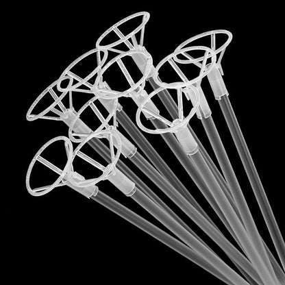 RUBFAC 50pcs Balloon Sticks by RUBFAC