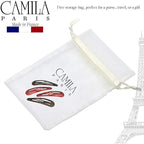 Camila Paris CP1330F French Hair Barrettes Clips, Snap Hair Slides Clic Clac for Women, Styling Girls Side Slide-in Metal Snap Pin Hair Accessories for Women. Strong Hold, No Slip Grip, Made in France