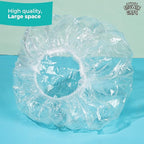 LEOBRO Disposable Shower Caps, Shower Cap, 60PCS Shower Caps for Women Disposable, Clear Plastic Shower Caps Disposable, Plastic Hair Caps for Shower, Hair Treatment, Travel, Regular Size 17.3 INCH