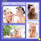 WSYUB Spa Headbands, Makeup Headbands,Bow Headband for Washing Face skincare headbands for women, Hair Bands