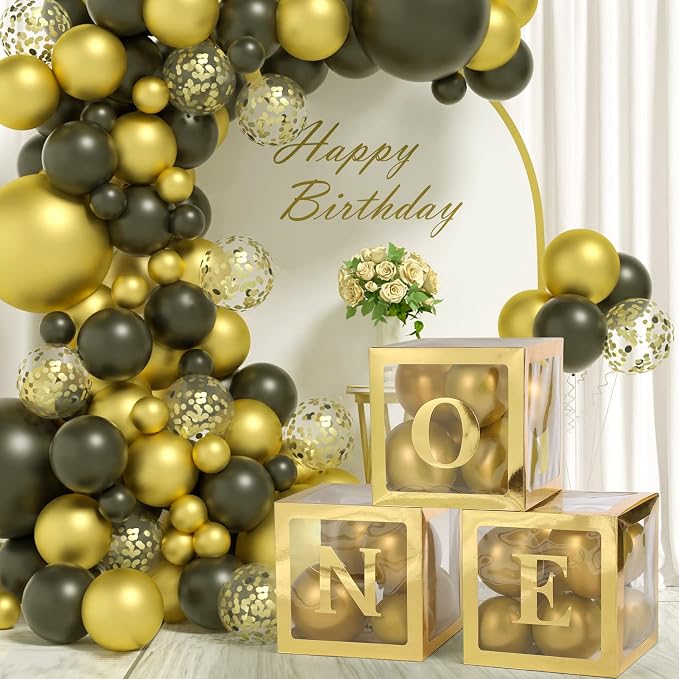 Voircoloria First Birthday Decorations One Balloon Boxes - Image 4