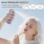 White Temporary Hair Color Spray, SOVONCARE Natural Hair Wax Dye Spray for Kids Halloween, Christmas Party, Cosplay -On 1-Day Washable 120ML