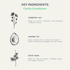 JooY Soothing Scalp Serum + Clarify Conditioner Duo | Itchy Scalp Relief & Lightweight Hydration | Fermented Superfoods, Niacinamide, Apple Cider Vinegar & Tea Tree for Comfort & Manageability