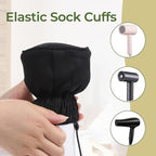 Foldable Sock Diffuser for Hair Dryer, 5.12x3.94" Hair Dryer Sock Cover, Universal Diffuser Cap for Curly Hair, Compact Travel Hair Dryer Attachment for Home Travel Hotel Hairstyling