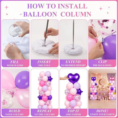 Balloon Towers Set of 2, Balloon Column Stand - Image 5