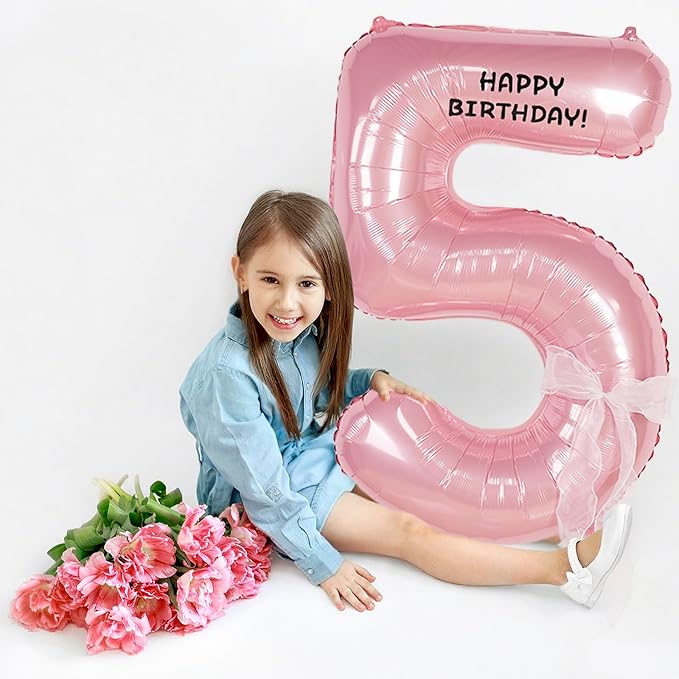 Happy birthday Big Number Balloons Foil Birthday Balloon Number Balloons Happy - Image 3