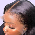 13x4 Full Frontal SKINLIKE Real HD Lace Wig, Vivid Pre-Plucked Hairline Bleached Knots 0.10mm Ultra-thin HD Lace Body Wave 200% Density Full Cuticle Aligned Remy Hair 30 Inch