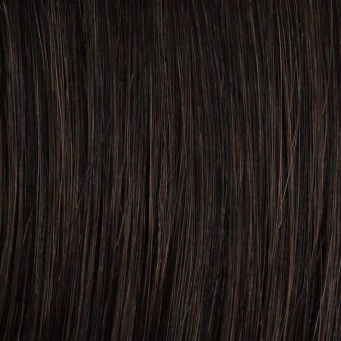 Hairuwear Hairdo Trendy Fringe and Bun Hairpiece With Fashionable Bangs and Side Piece, R435S Glazed Black Cherry