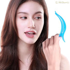 RC ROCHE 6 Pcs Duck Bill Alligator Hair Clips for Women Sectioning Flat Claw Long Thick Hair Inner Teeth Curved Styling Jaw Strong Secure Grip Salon, Large Jelly Candy Multicolor