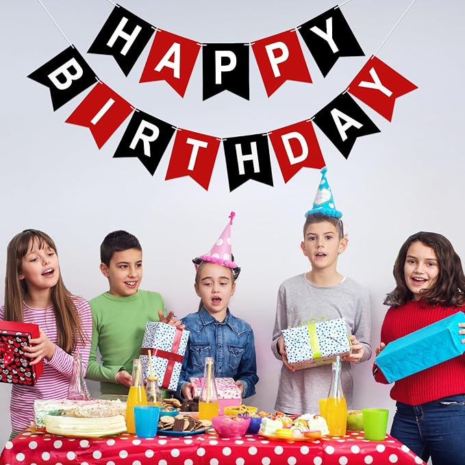 Happy Birthday Banner Birthday Party Banner NO DIY Happy Birthday Sign | - Image 7