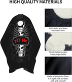 Custom Barber Cape for Men Personalized Professional Hair Cutting Cape with Text for Home Salon Barbershop