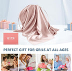 Silk Pillow Cases King Size 100% Mulberry Silk Pillowcase for Hair & Skin 22 Momme Both Sided Grade 6A Silk Cooling Soft Breathable 20 x 36 Inches with Hidden Zipper 1PC, Pink