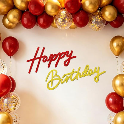 TONIFUL Happy Birthday Sign for Backdrop by TONIFUL